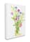 Stupell Industries Bouquet of Wildflowers Soft Green Purple Blue Watercolor Canvas Wall Art